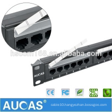 Best Buy Fast Delivery 1u Ethernet Cable Cat6 Patch Panel Wall Mount Cat6 24 Port Patch Panel